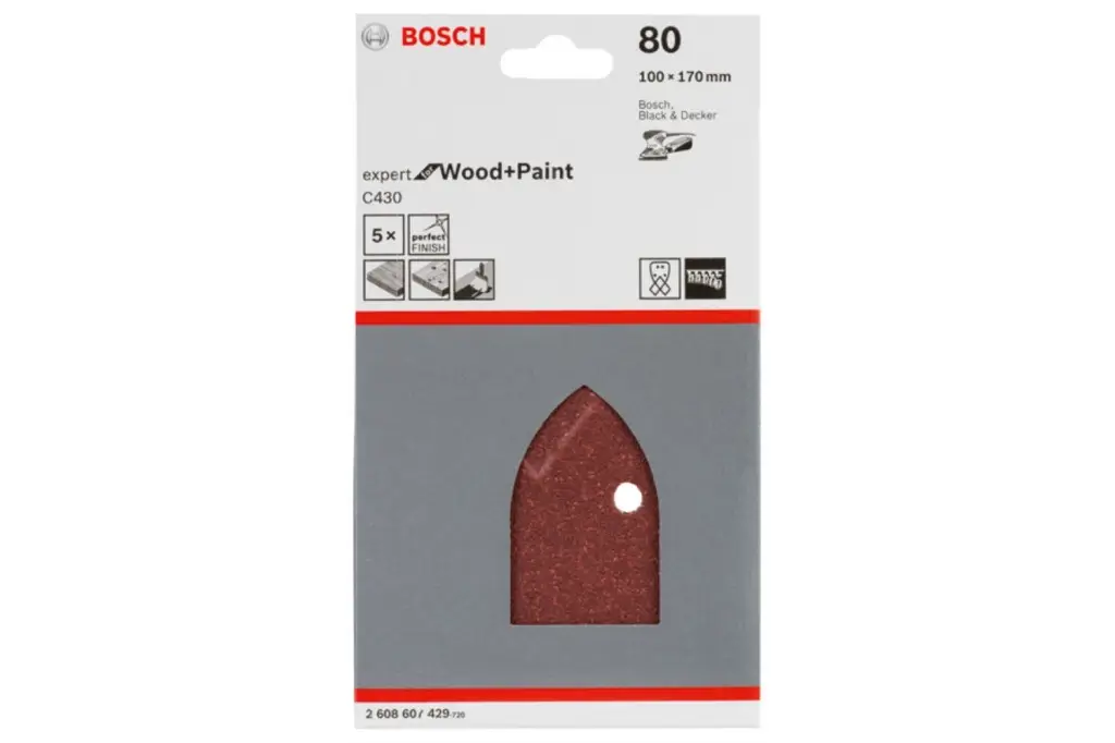 ESTUCHE DE 5 HOJAS DE LIJA C430