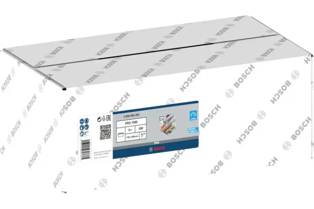 BANDA DE LIJA PRO Y580, 100 X 285 MM, 90 MM, G180, 5 UNIDADES