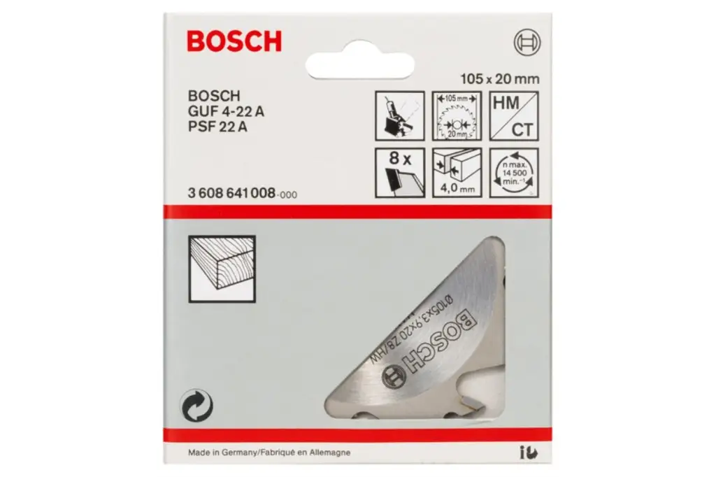 CUCHILLA, 8, 20 MM, 4 MM