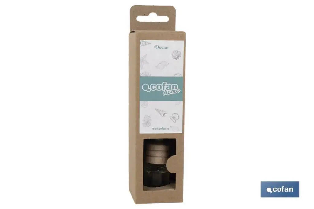 AMBIENTADOR DE COCHE | TAPÓN DE MADERA | AROMA A OCÉANO