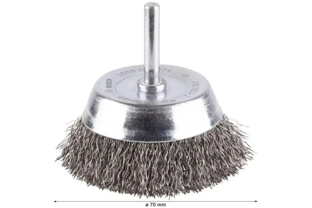 CEPILLO DE VASO PRO METAL CLEAN, VÁSTAGO DE INSERCIÓN RECTO, 70 X 0,2 MM