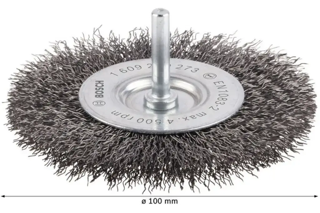 DISCO DE ALAMBRE PRO METAL CLEAN, VÁSTAGO DE INSERCIÓN RECTO, 100 X 0,3 MM