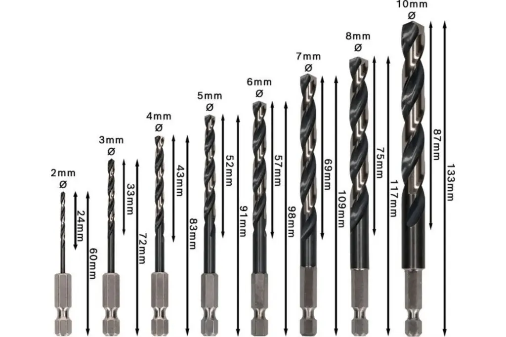 SET DE BROCAS HELICOIDALES PRO METAL HSS-G IMPACT, 8 UDS.