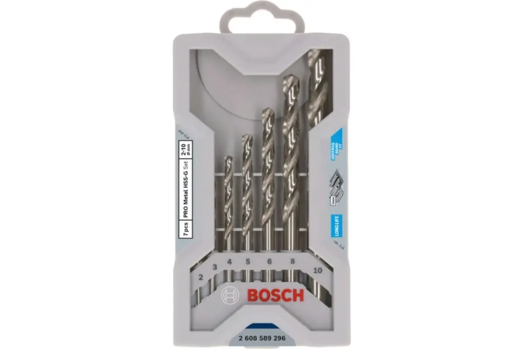 SET DE BROCAS PRO STAINLESS STEEL HSS-CO, 7 UDS.