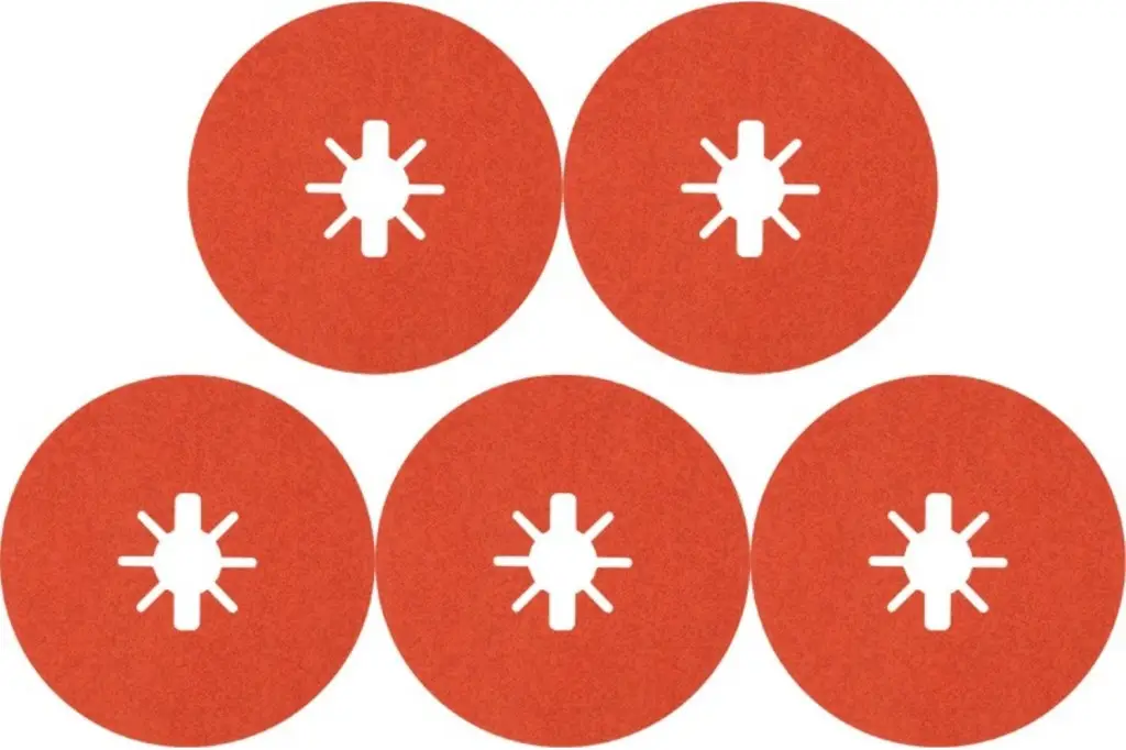 DISCO DE FIBRA EXPERT R782 PRISMA CERAMIC X-LOCK DE 115 MM, 22,23 MM, G 80, 5 UNIDADES