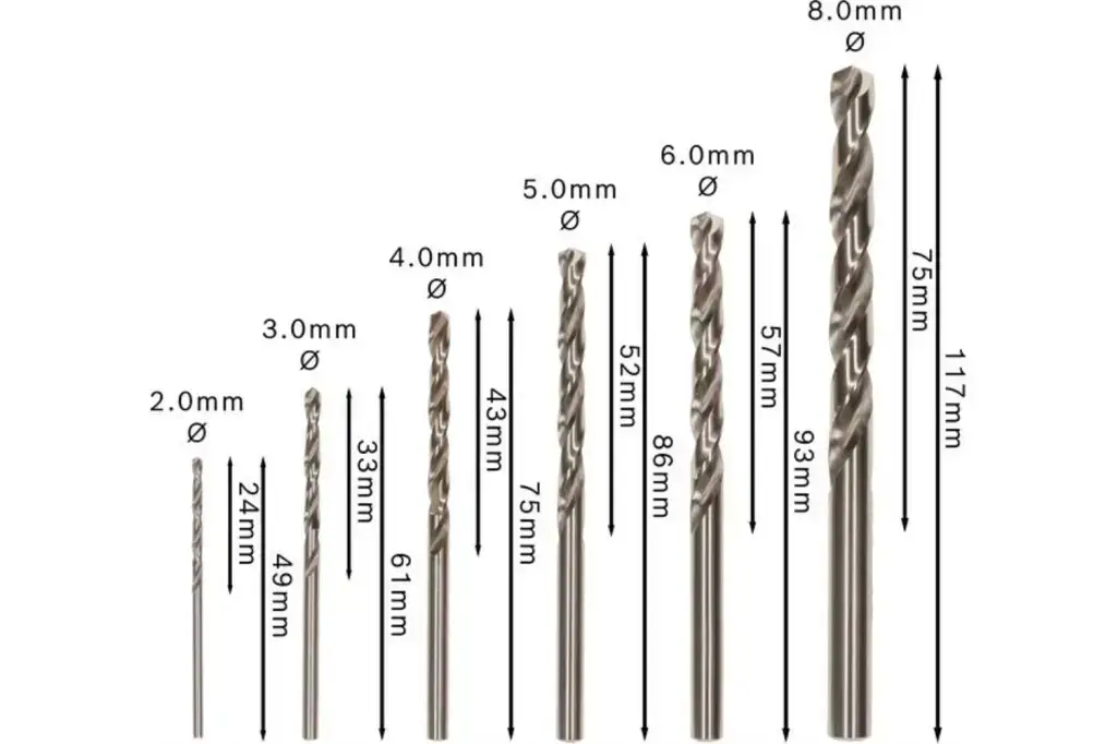 SET DE BROCAS HELICOIDALES PRO METAL HSS-G, 6 UDS.