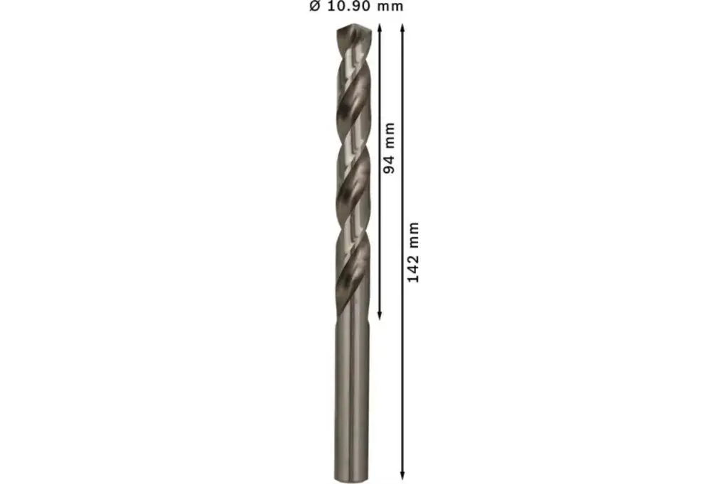 BROCA HELICOIDAL PRO METAL HSS-G, LONGITUD ESTÁNDAR, 10,9 X 94 X 142 MM, 5 UNIDADES