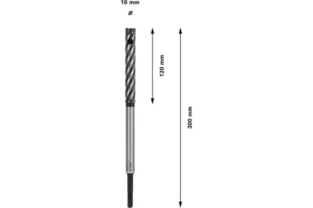 BROCA PRO SDS PLUS REBAR CUTTER, 18 X 120 X 300 MM