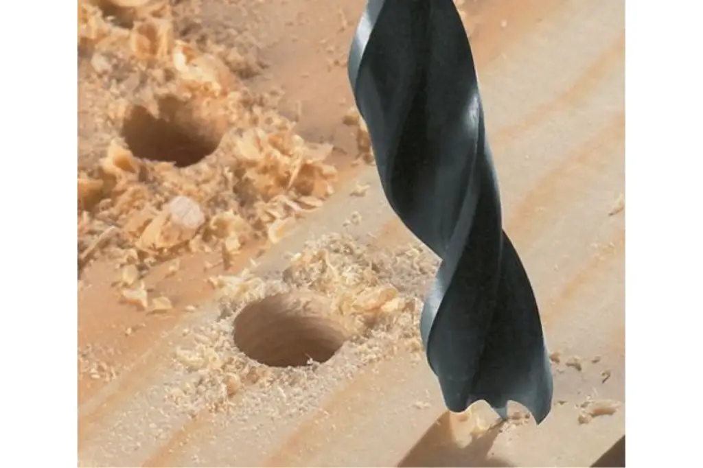 BROCA HELICOIDAL PARA MADERA, VÁSTAGO HEXAGONAL DE 1/4"