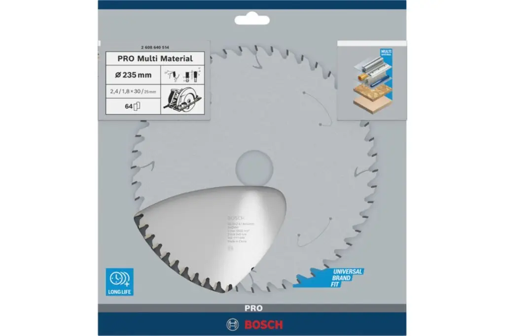 HOJA DE SIERRA CIRCULAR PRO MULTI MATERIAL, 235 X 2,4 X 30 MM