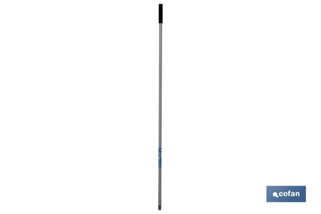 PALO OCTOGONAL PINTADO PARA FREGONAS Y CEPILLOS | PALO UNIVERSAL EN COLOR GRIS Y NEGRO | MEDIDAS: 1,40 METROS Y 3,2 CM DIÁMETRO