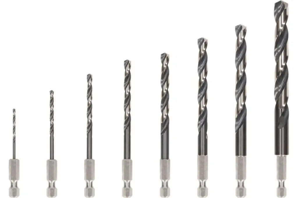 SET DE BROCAS HELICOIDALES PRO METAL HSS-G IMPACT, 8 UDS.