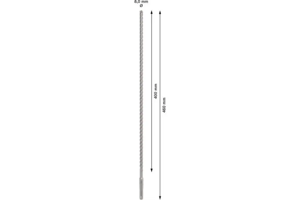 BROCA PARA MARTILLO PRO SDS PLUS-5X, 8 X 400 X 460 MM
