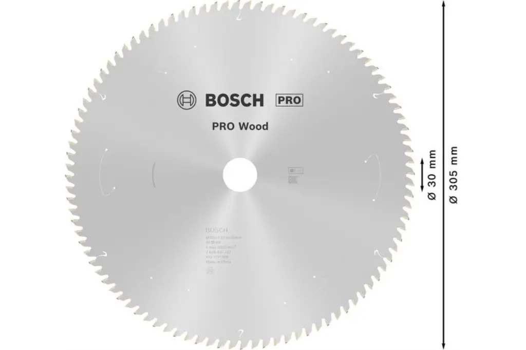 HOJA DE SIERRA CIRCULAR PRO WOOD CORDLESS, 305 X 2,2 X 30 MM, T60
