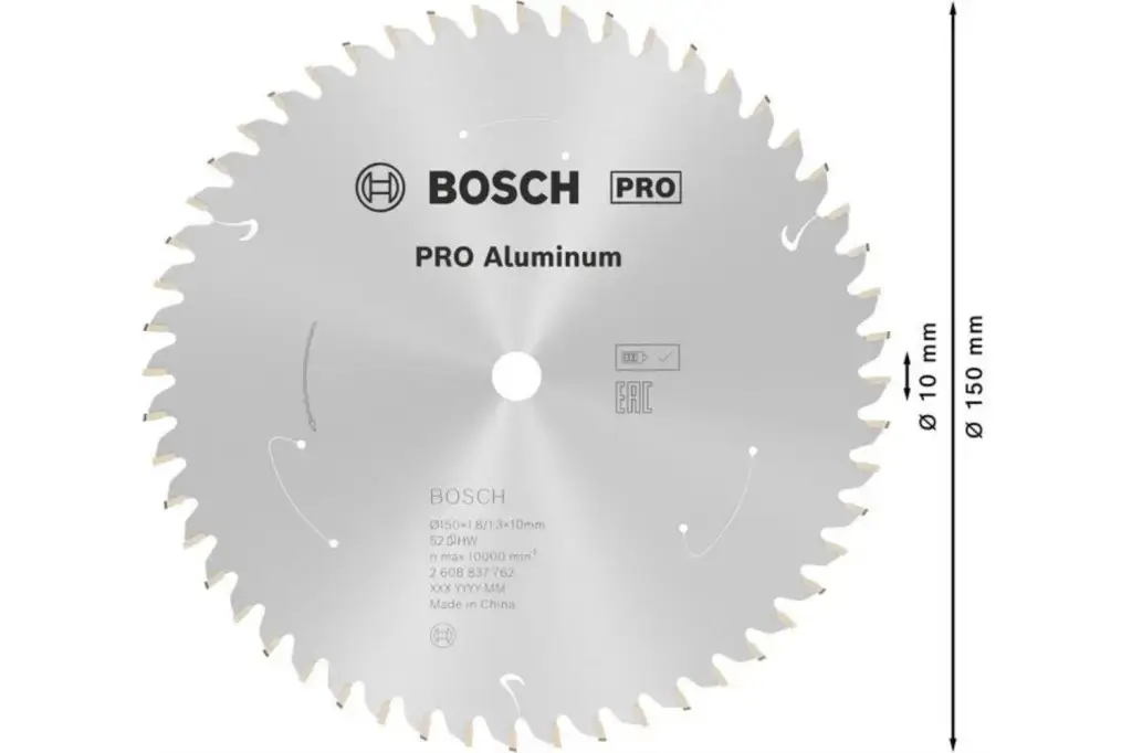 HOJA DE SIERRA CIRCULAR PRO ALUMINIUM CORDLESS, 150 X 1,8 X 10 MM