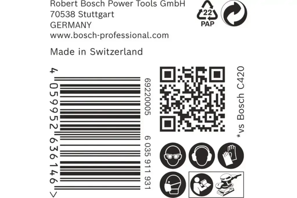 HOJA DE LIJA EXPERT C470 DE 80 X 133 MM, G 180, 50 UNIDADES