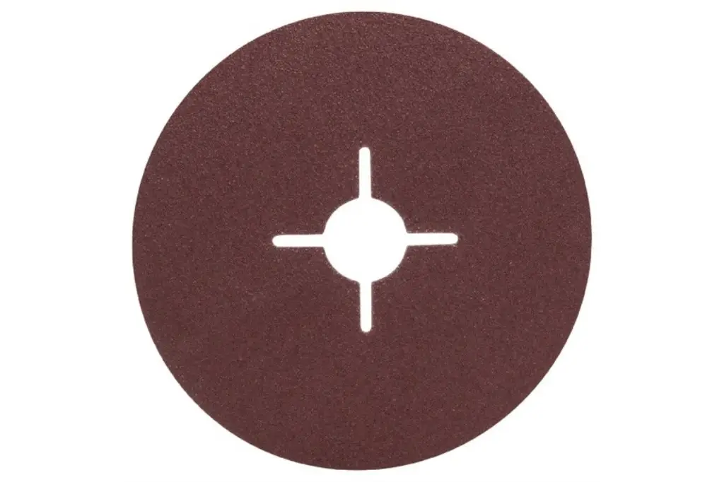 SET DE DISCOS LIJADORES DE FIBRA DE 5 PIEZAS PARA AMOLADORA ANGULAR, CORINDÓND = 125 MM; G = 80, 5 UNIDADES