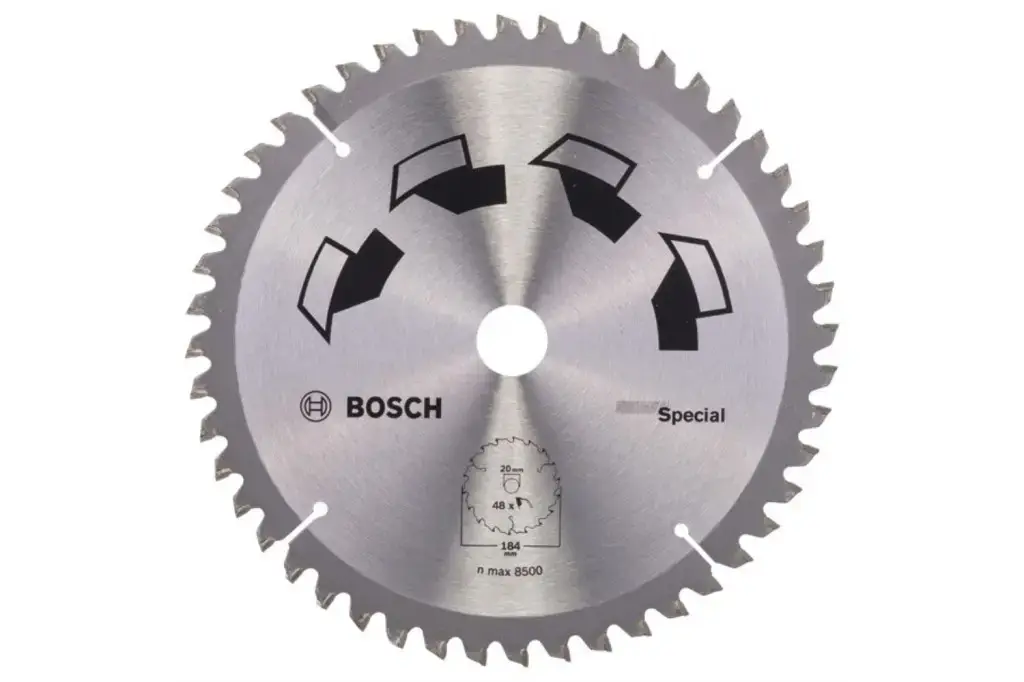 HOJA DE SIERRA CIRCULAR SPECIALD = 184 MM; TALADRO= 16 MM; T = 48