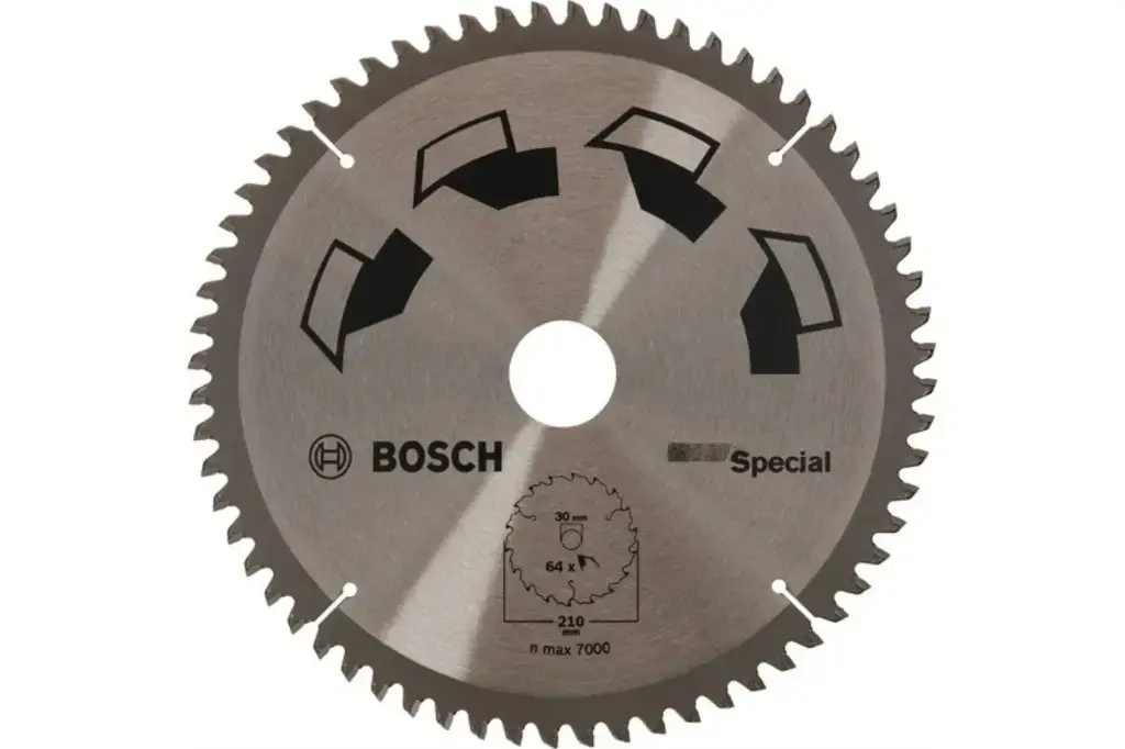 HOJA DE SIERRA CIRCULAR SPECIALD = 210 MM; TALADRO= 30 MM; T = 64