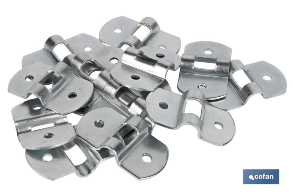 CHAPA DE ACERO GALVANIZADO | MEDIDA: 25 MM X 6 MM