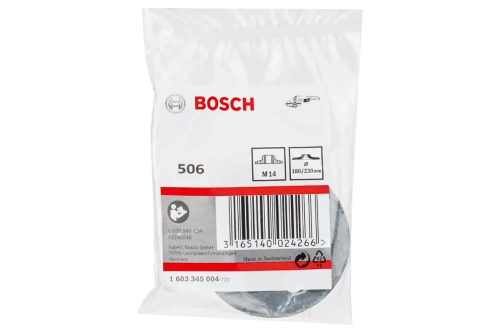 PRO BACKING PAD ROUND NUT, M14, 180, 230 MM