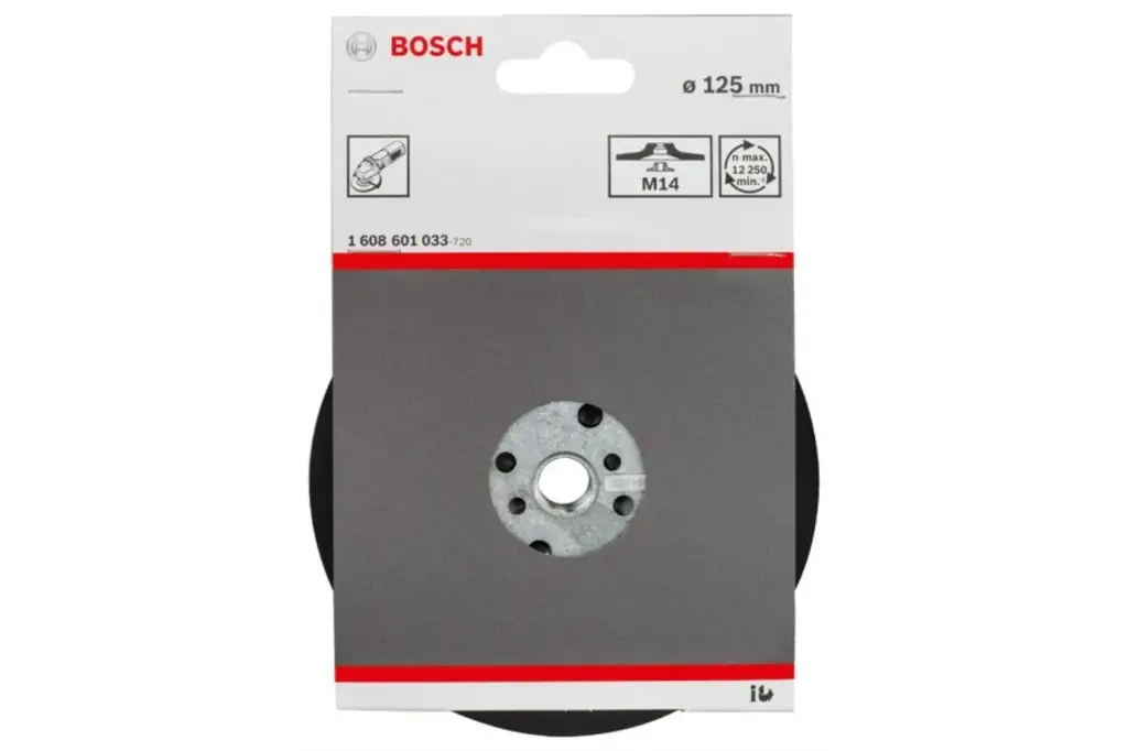 PLATO DE SOPORTE BLANDO PRO, 125 MM, M14