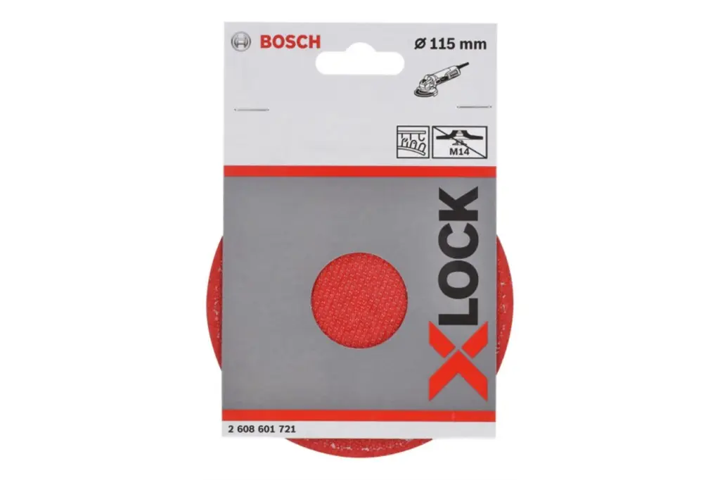 PRO BACKING PAD X-LOCK, 115 MM, CON FIJACIÓN DE GANCHO Y BUCLE