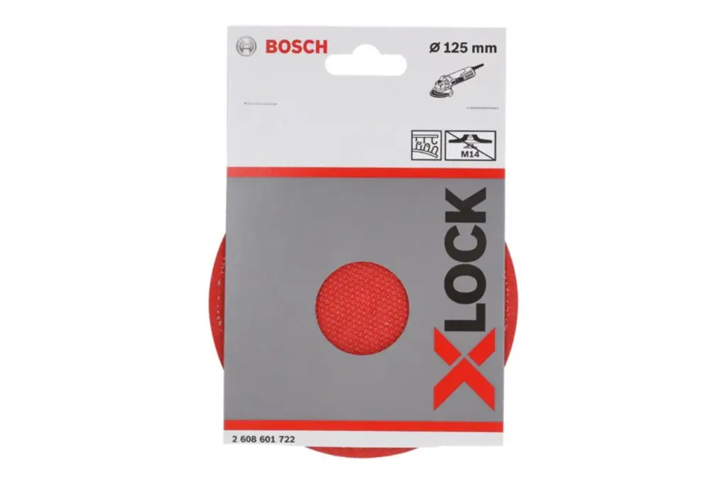 PRO BACKING PAD X-LOCK, 125 MM, CON FIJACIÓN DE GANCHO Y BUCLE