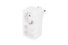 ADAPTADOR 2 TOMAS FRONTAL 10A + 1 TOMA 16A 250V BLANCO SIMON BRICO