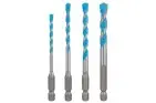 SET DE 4 BROCAS EXPERT HEX-9 MULTI CONSTRUCTION DE 4/5/6/8 MM