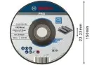 DISCO DE DESBASTE PRO METAL, 150 X 6 X 22,23 MM, OSA