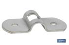 CHAPA DE ACERO GALVANIZADO | MEDIDA: 25 MM X 6 MM