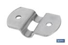 CHAPA DE ACERO GALVANIZADO | MEDIDA: 25 MM X 6 MM