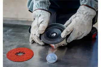 DISCO DE FIBRA EXPERT R781 PRISMA CERAMIC X-LOCK DE 125 MM, 22,23 MM, G 60, 5 UNIDADES