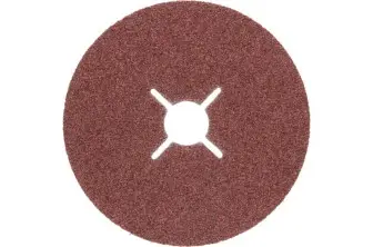 SET DE DISCOS LIJADORES DE FIBRA DE 12 PIEZAS PARA AMOLADORA ANGULAR, CORINDÓND = 125 MM; G = 36 - 100, 12 UNIDADES