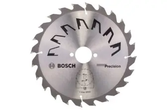 HOJA DE SIERRA CIRCULAR PRECISIOND = 190 MM; TALADRO= 30 MM; T = 24