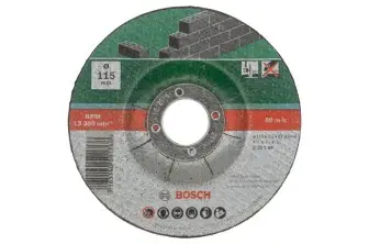 SET DE DISCOS DE TRONZAR DE 5 PIEZAS, ACODADO PARA PIEDRAD = 115 MM