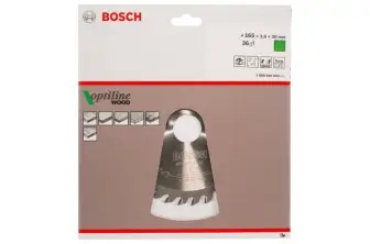 HOJA DE SIERRA CIRCULAR PRO WOOD, 165 X 2,6 X 30 MM, T36