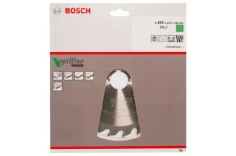 HOJA DE SIERRA CIRCULAR PRO WOOD, 190 X 2,6 X 30 MM, T24