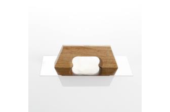 LLANA RECTANGULAR INOXIDABLE AFILADA MANGO MADERA ALYCO