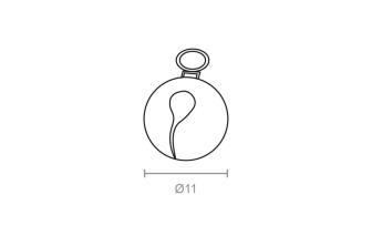 CASCABEL LATON CCB01 11MM NI