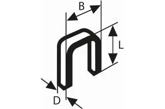 GRAPA DE LOMO ESTRECHO TIPO 55 RESINIFICADA