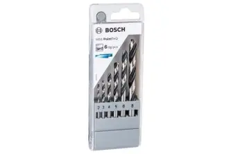 SET DE BROCAS HELICOIDALES HSS POINTTEQ, 6 UNIDADES, DE 2 - 8 MM