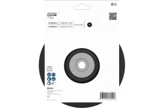 PLATO DE SOPORTE BLANDO PRO, 180 MM, M14