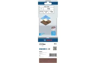 BANDA DE LIJA PRO X440, 75 X 533 MM, G40, 3 UNIDADES