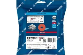 DISCO DE FIBRA EXPERT R782 PRISMA CERAMIC X-LOCK DE 115 MM, 22,23 MM, G 80, 5 UNIDADES