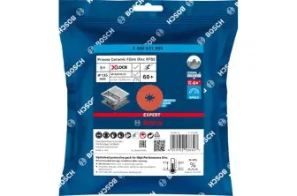 DISCO DE FIBRA EXPERT R782 PRISMA CERAMIC X-LOCK DE 125 MM, 22,23 MM, G 60, 5 UNIDADES