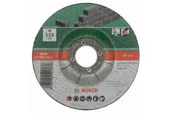 SET DE DISCOS DE TRONZAR DE 5 PIEZAS, ACODADO PARA PIEDRAD = 115 MM