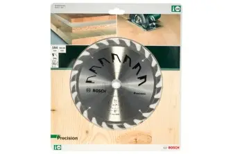 HOJA DE SIERRA CIRCULAR PRECISIOND = 184 MM; TALADRO= 16 MM; T = 24