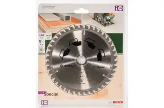 HOJA DE SIERRA CIRCULAR SPECIALD = 160 MM; TALADRO= 20 MM; T = 42